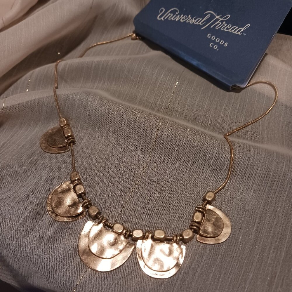 5 piece gold tone jewelry set